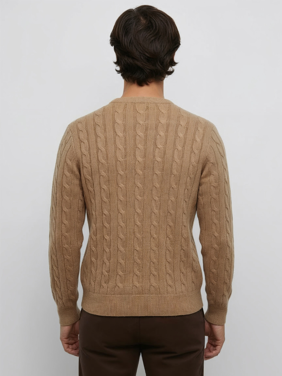 Cashmere Cable-Knit Sweater