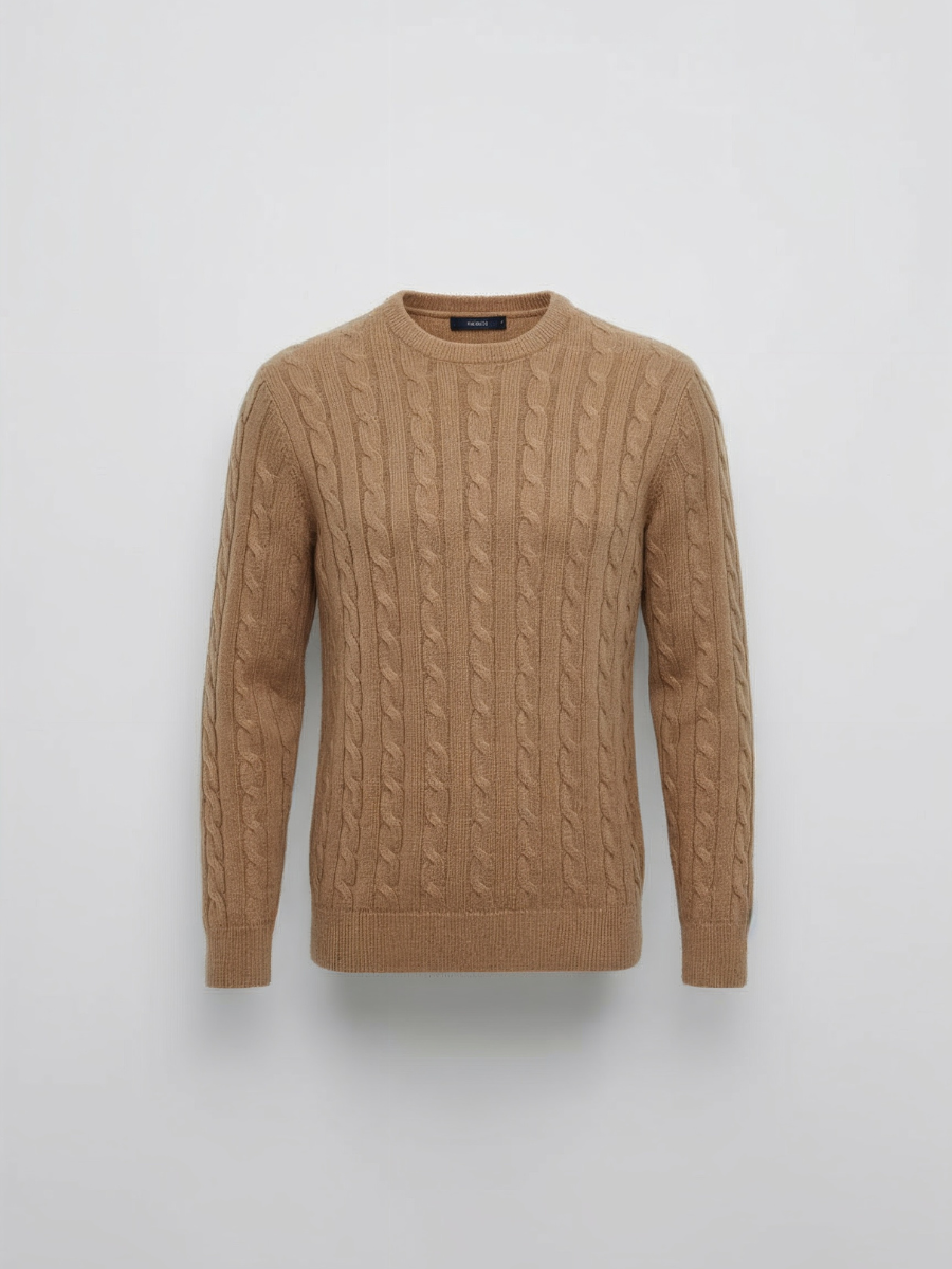 Cashmere Cable-Knit Sweater