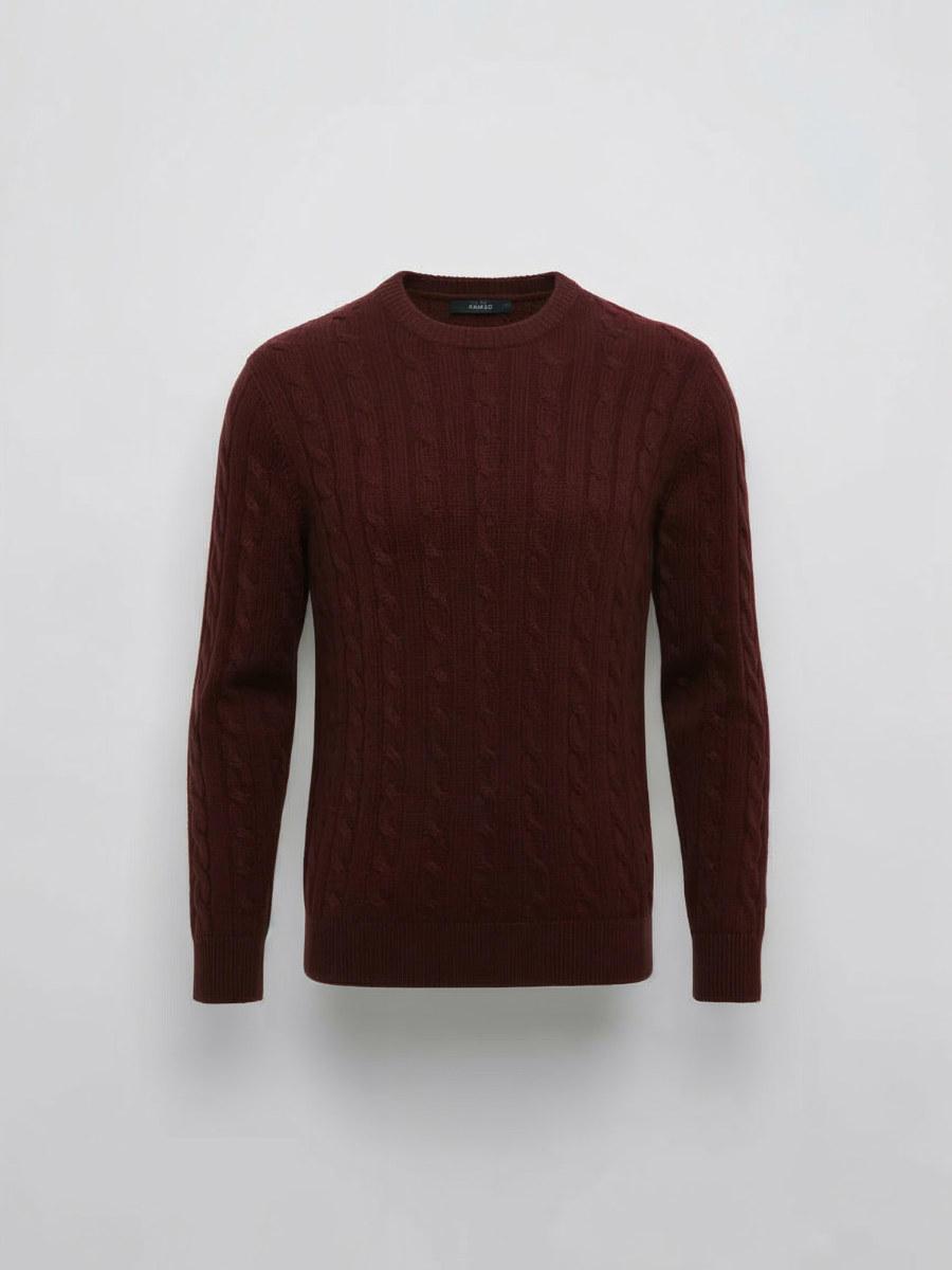 Cashmere Cable-Knit Sweater