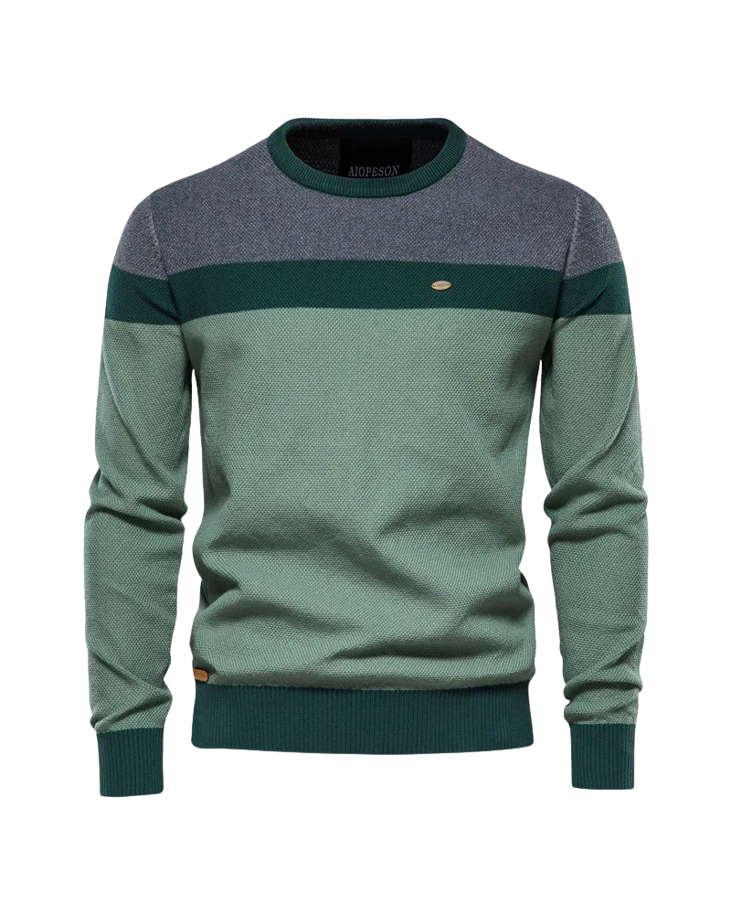 Men's Sweater with Round Neck
