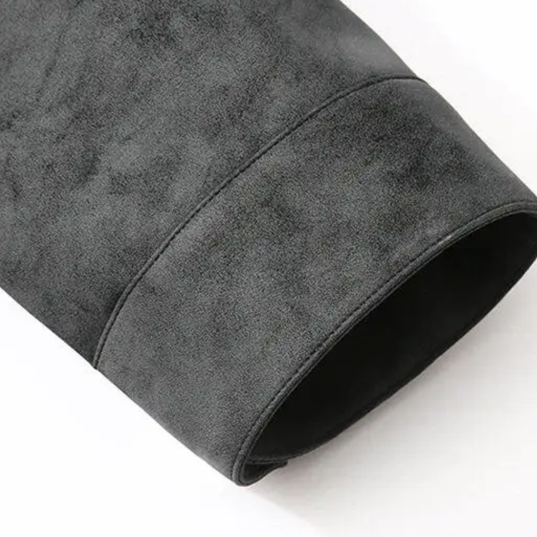 Harbor Suede Bomber Jacket