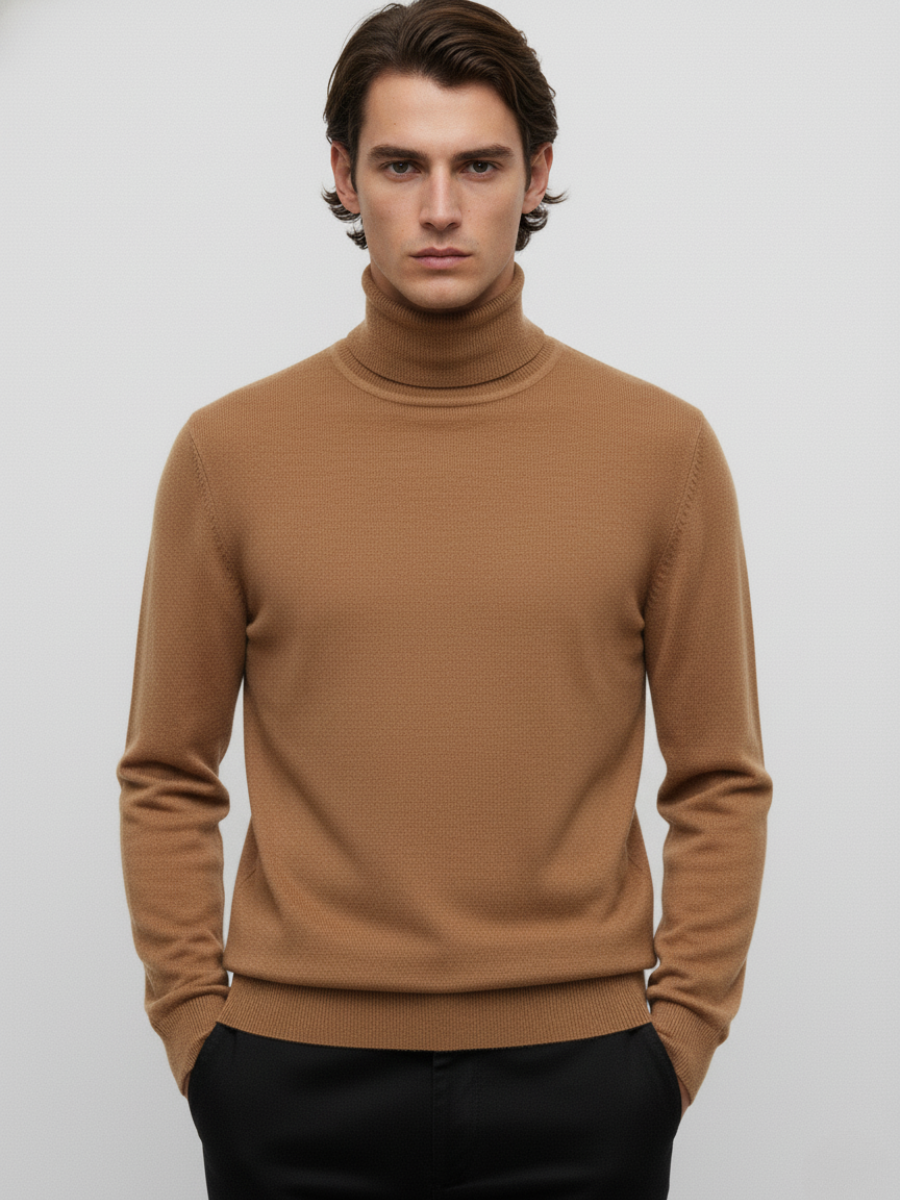 Cashmere Signature Turtleneck - Premium Fine-Gauge Knit (Buy 1, Get 1 Free)