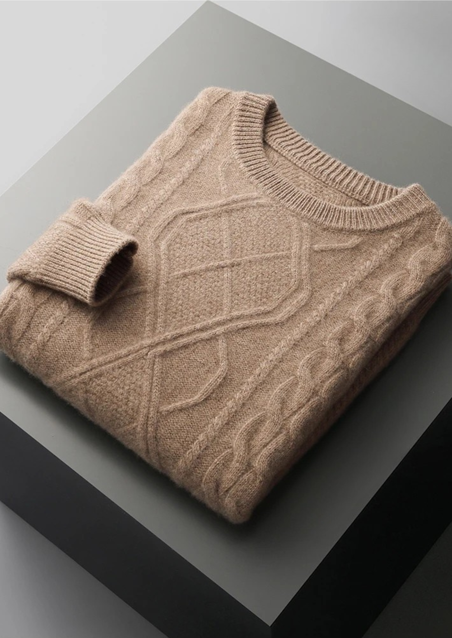 PURE EXTRA-FINE MERINO WOOL CREWNECK
