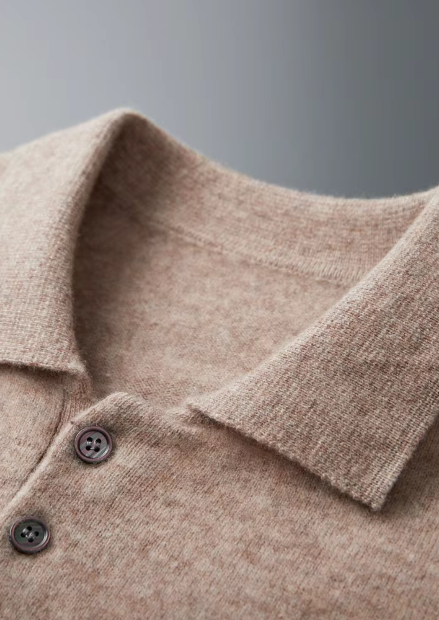 WOOL CLASSIC SWEATER POLO