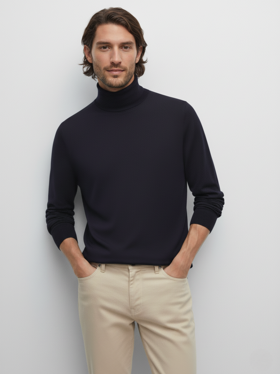 Cashmere Signature Turtleneck - Premium Fine-Gauge Knit (Buy 1, Get 1 Free)