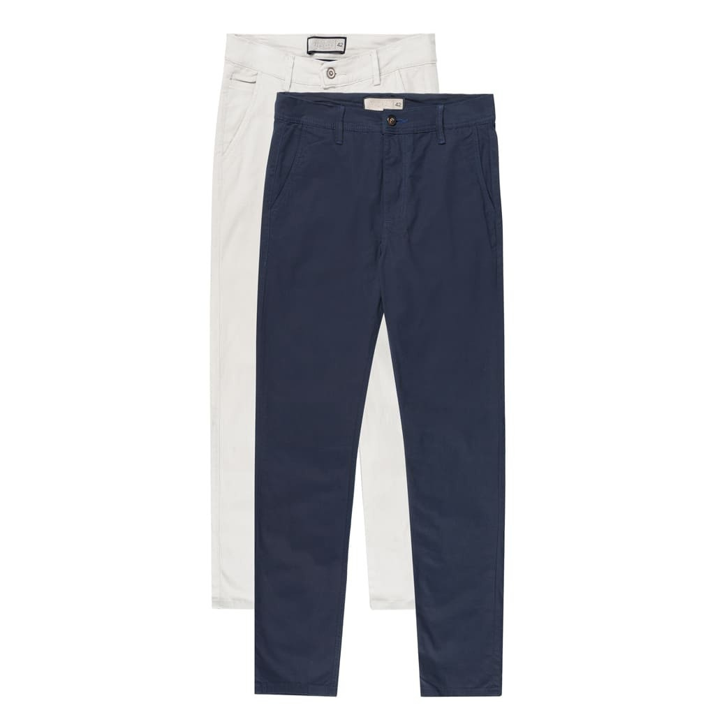 Kit of 2 Chino Cut Pants - Santorini