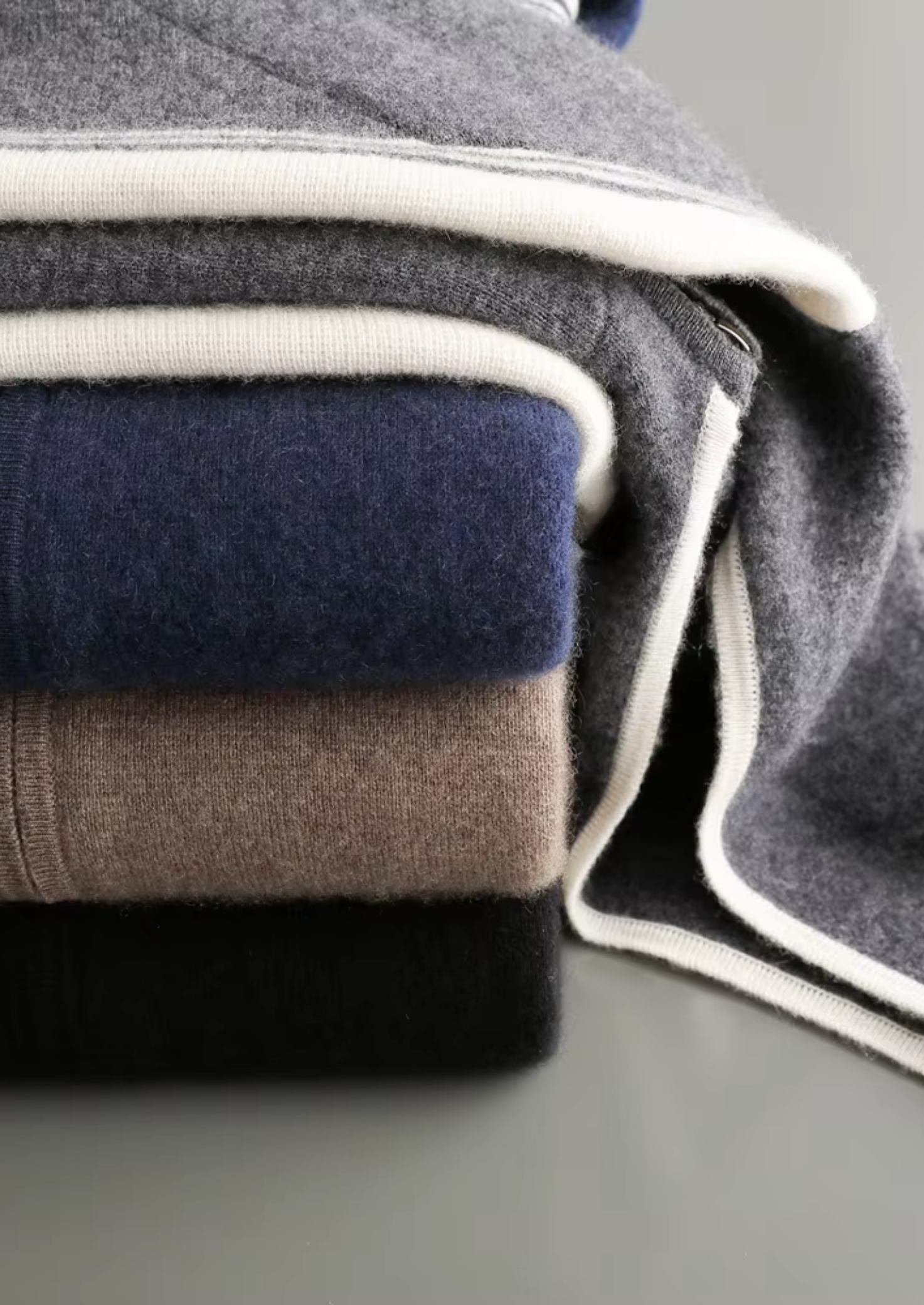 PURE EXTRA-FINE MERINO WOOL ZIP SET