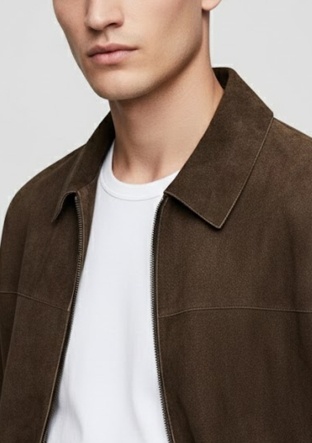 Vintage Suede Zip Jacket