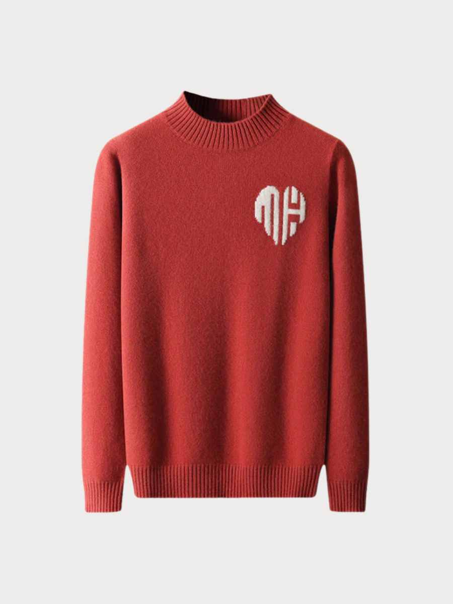 CASHMERE HEART SWEATER