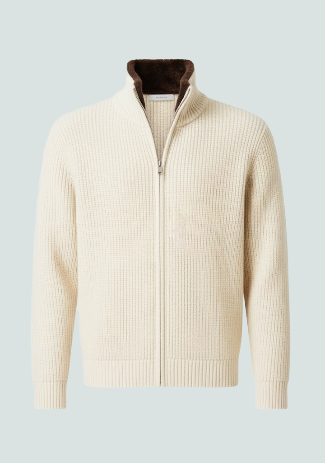 Fur Collar Wool Zipper