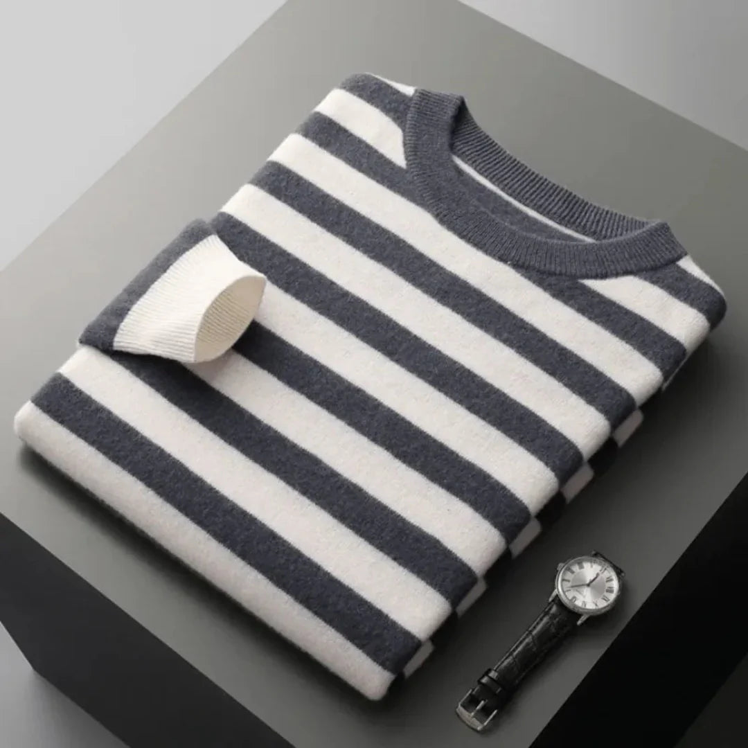 Cashmere Stripe Sweater