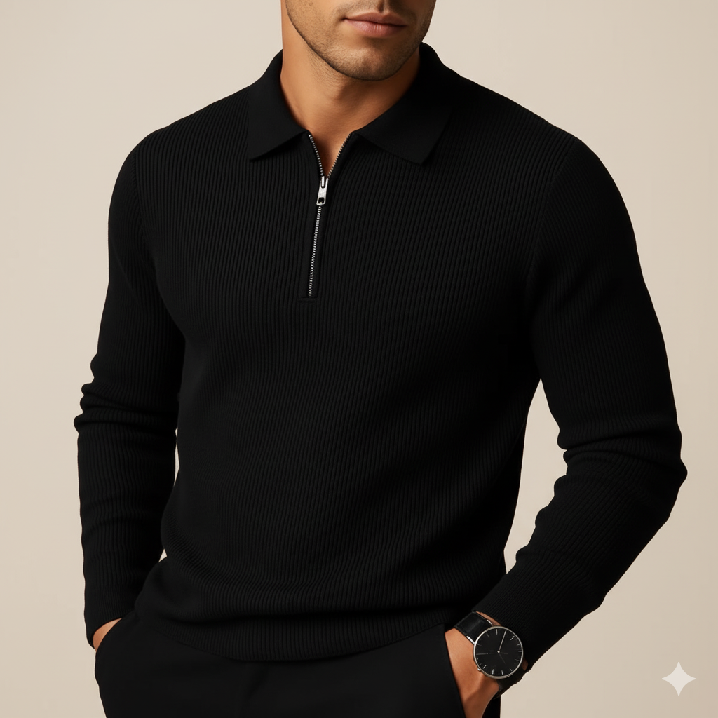 Quarter Zip Polo