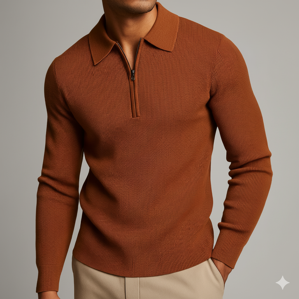 Quarter Zip Polo