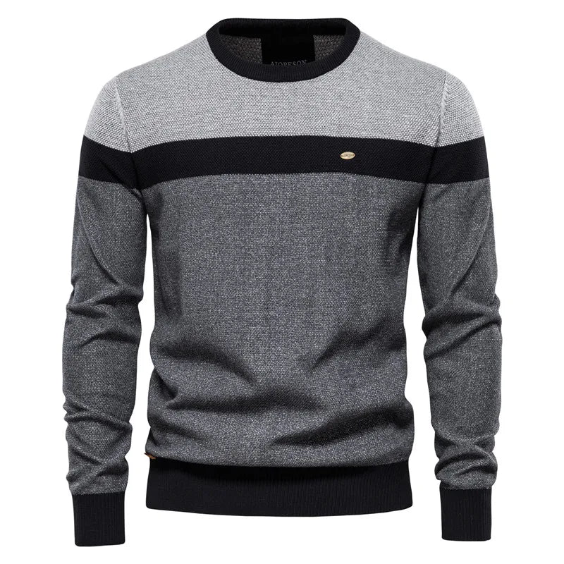 Men's Sweater with Round Neck