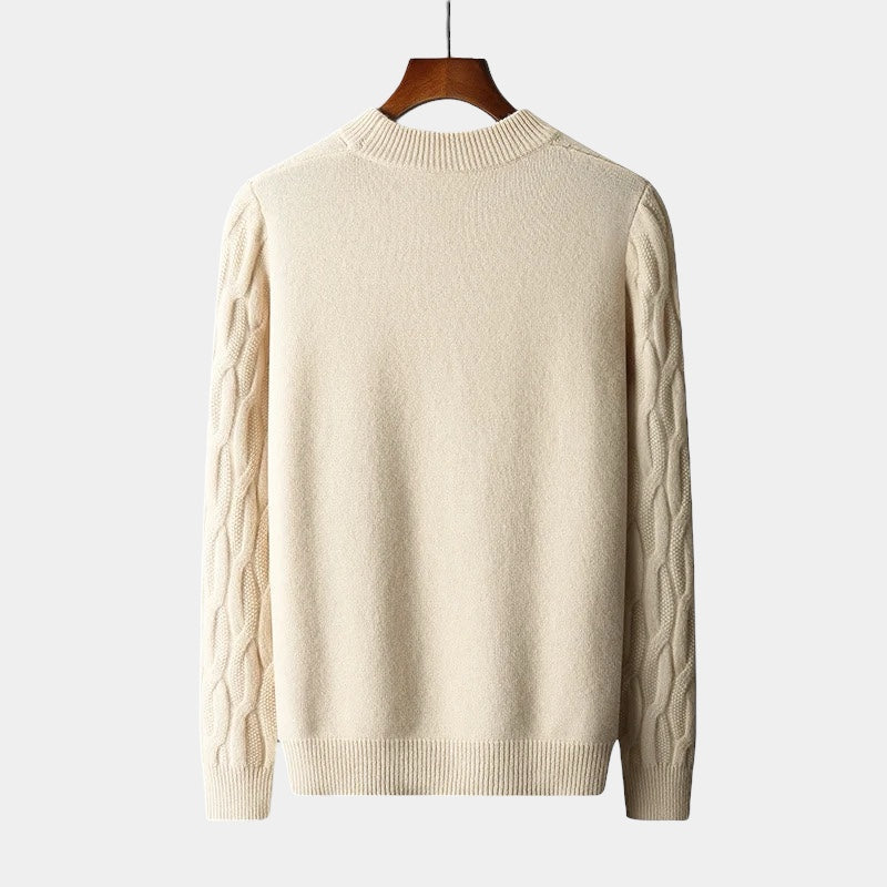 Cable-Knit Pure Cashmere Sweater
