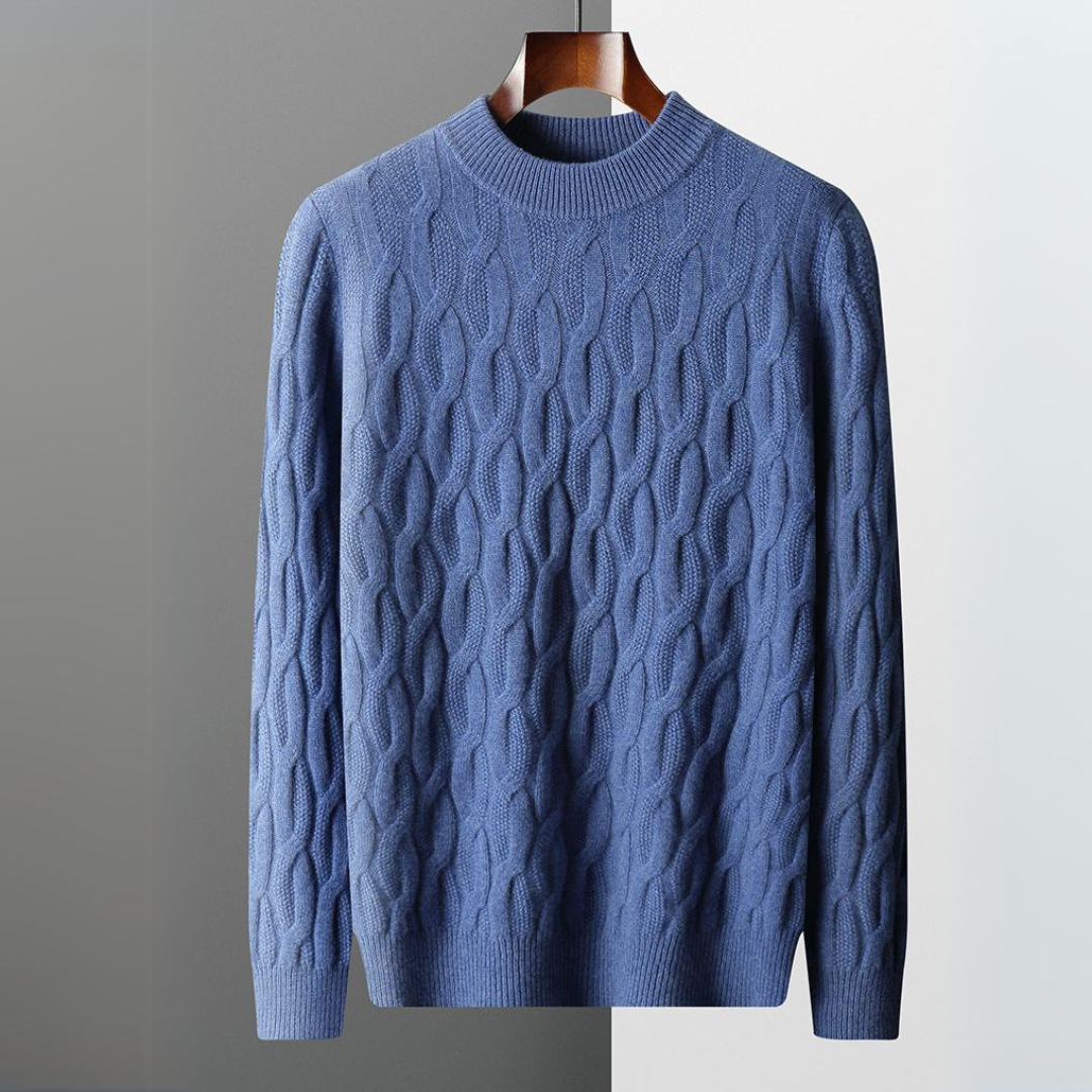 Cable-Knit Pure Cashmere Sweater