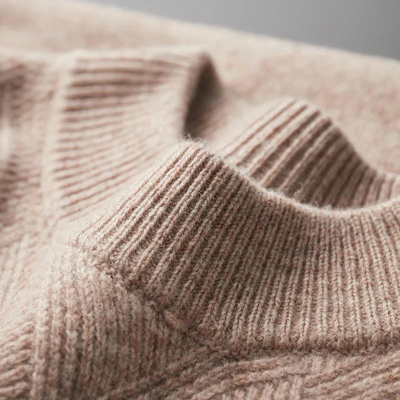 100% Cashmere Romboid Sweater
