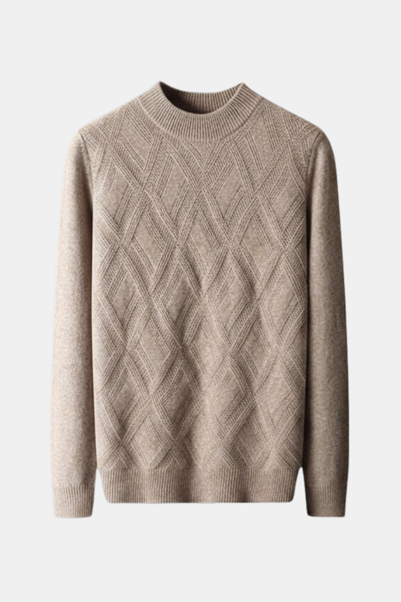 100% Cashmere Romboid Sweater