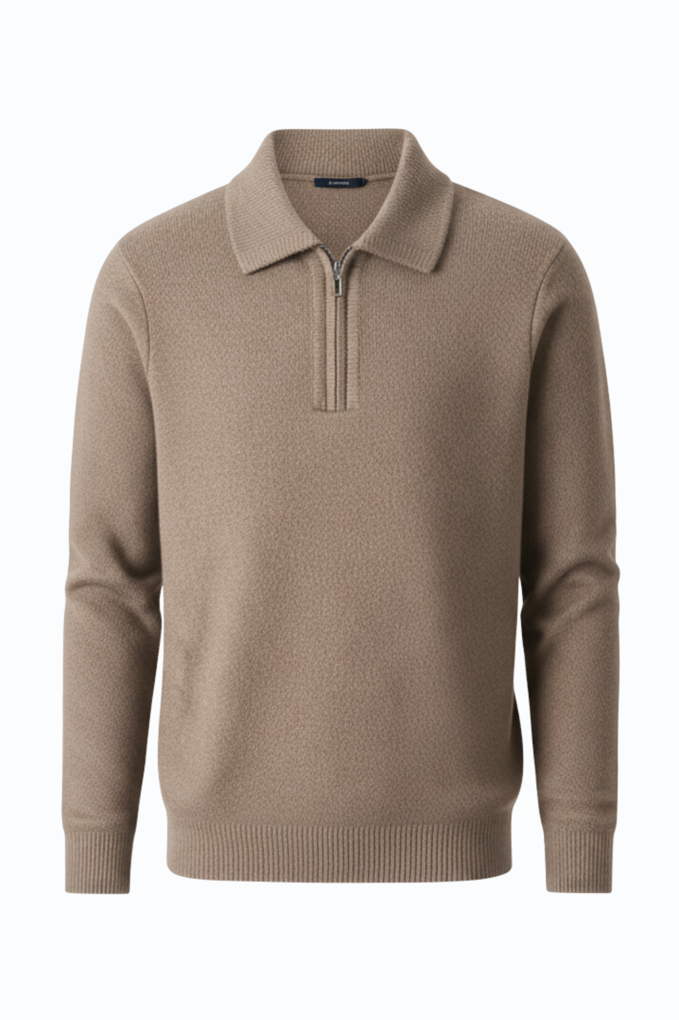 100% Cashmere Quarter Zip Sweater