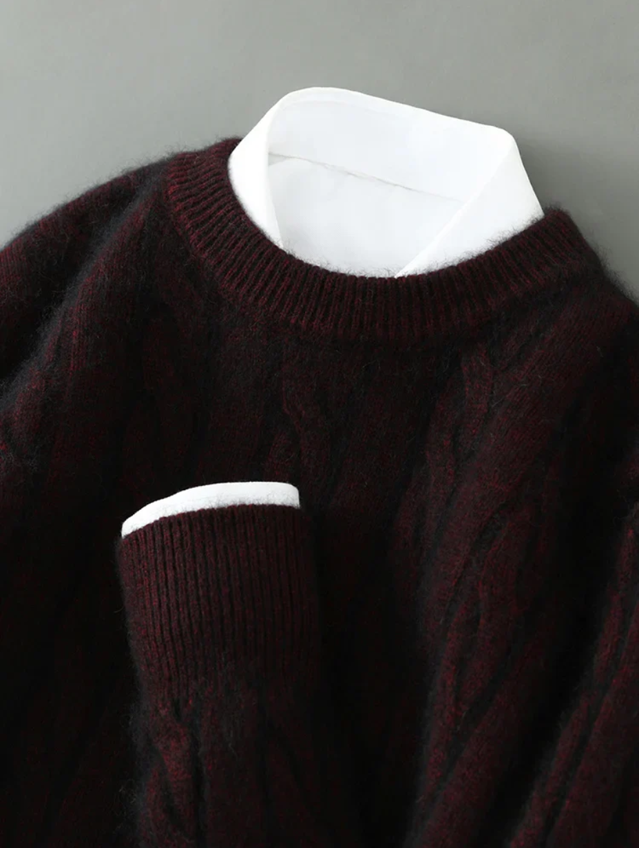 Cashmere Cable-Knit Sweater