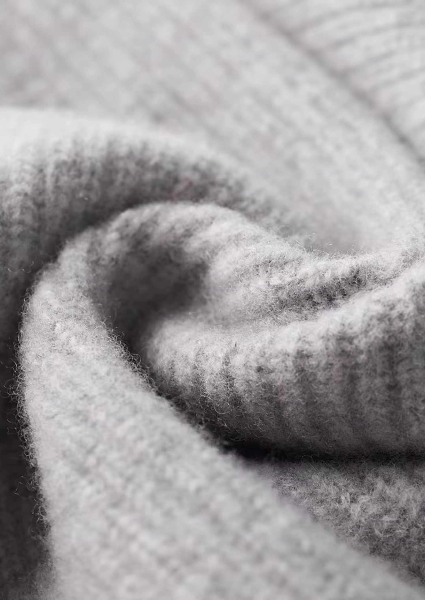 Merino Wool Ribbed Cardigan