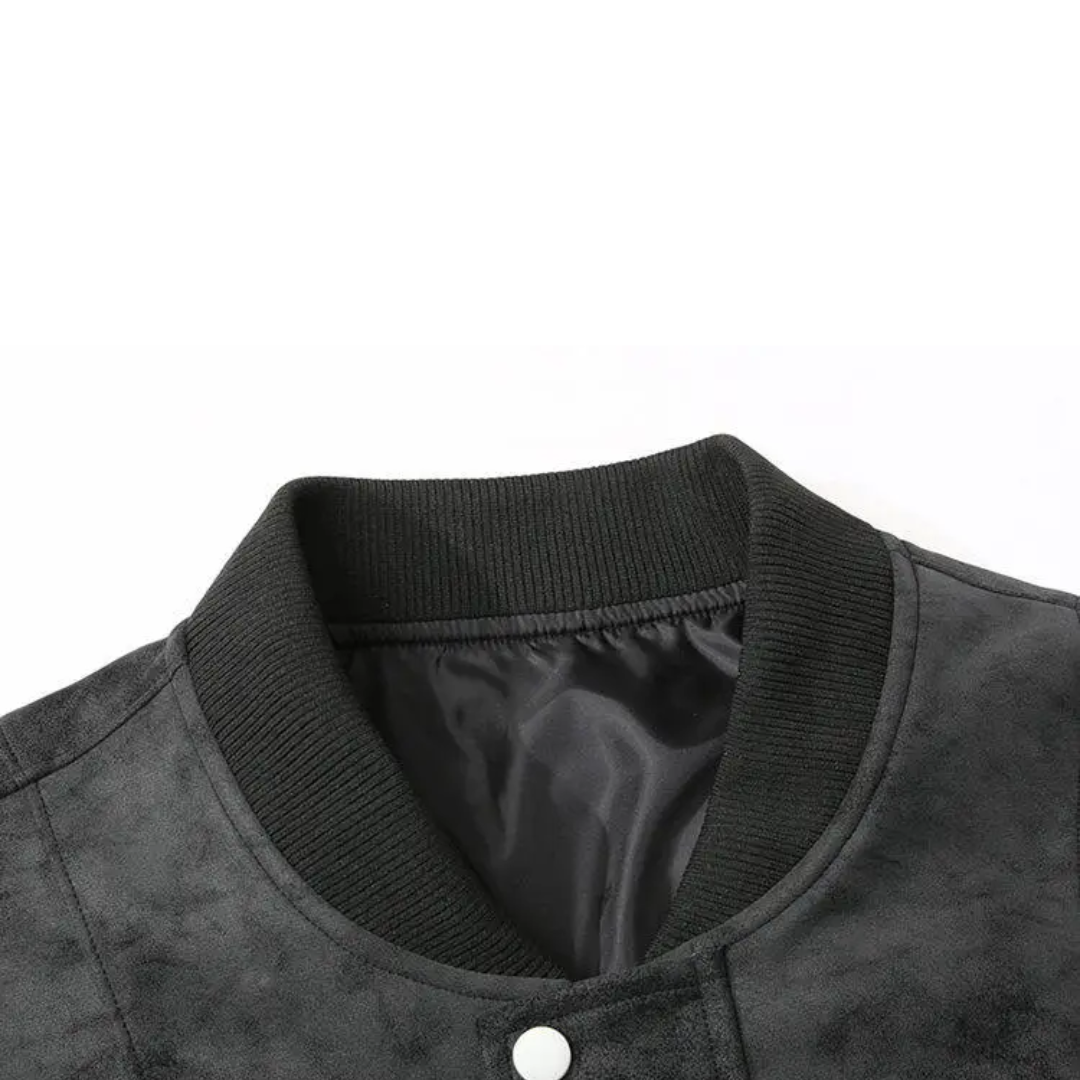 Harbor Suede Bomber Jacket