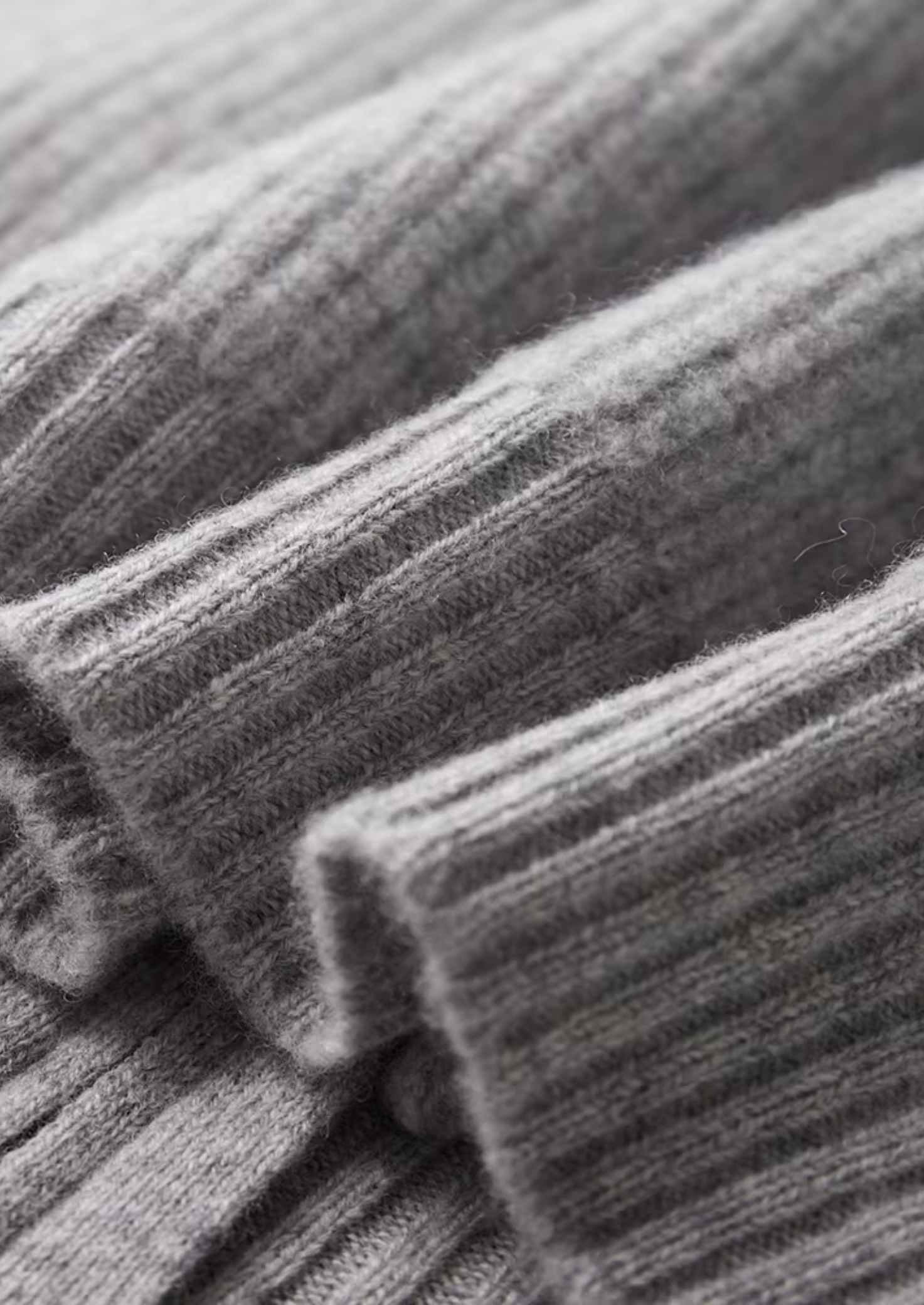 Merino Wool Ribbed Cardigan