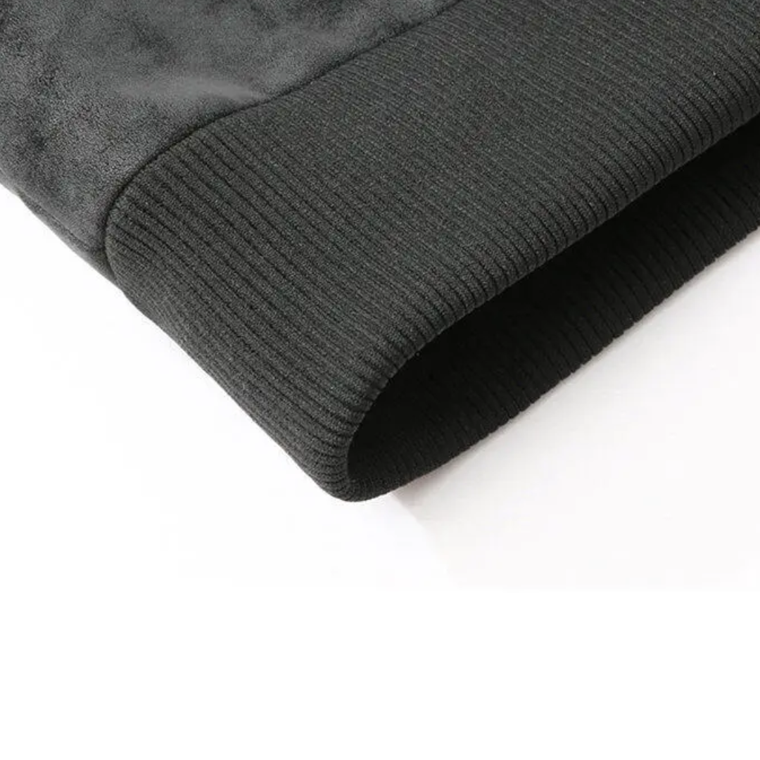 Harbor Suede Bomber Jacket