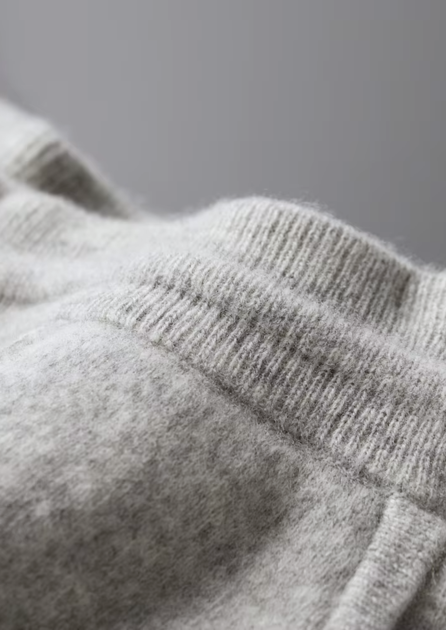 PURE EXTRA-FINE MERINO WOOL TWO TONE SET