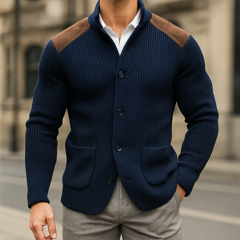 TEXTURED KNIT BLAZER