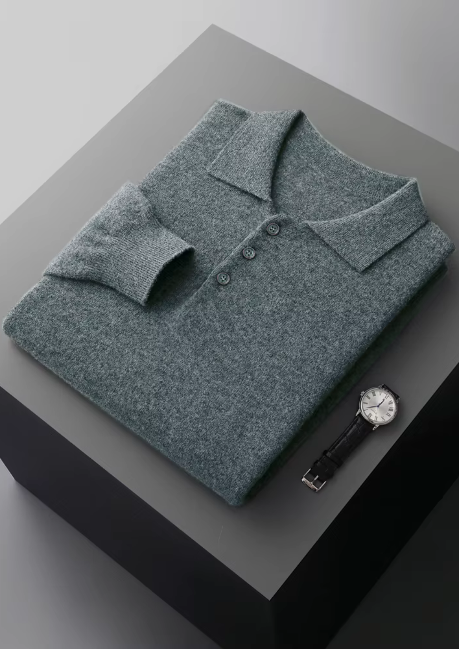 WOOL CLASSIC SWEATER POLO