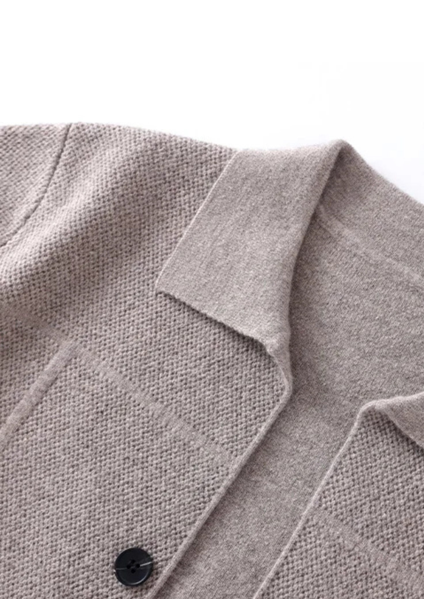 PURE EXTRA-FINE CASHMERE BUTTON OVERSHIRT