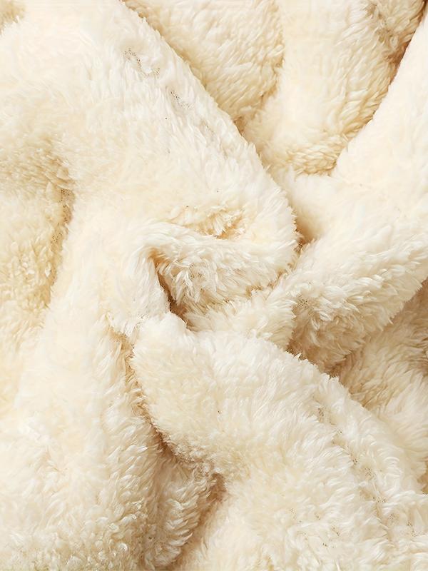 Hooded Lamb Woolen Jacket