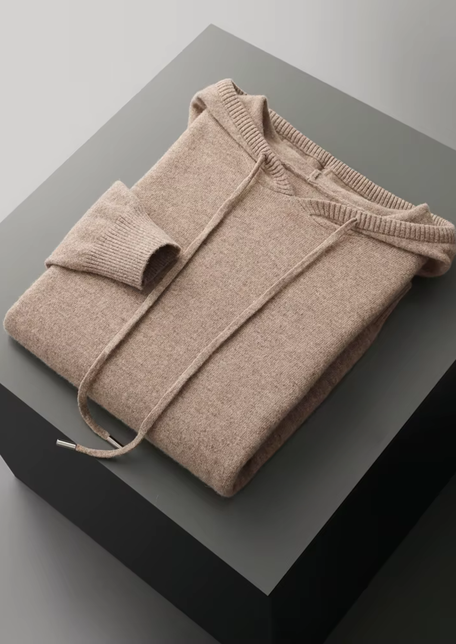PURE EXTRA-FINE MERINO WOOL HOODED SET