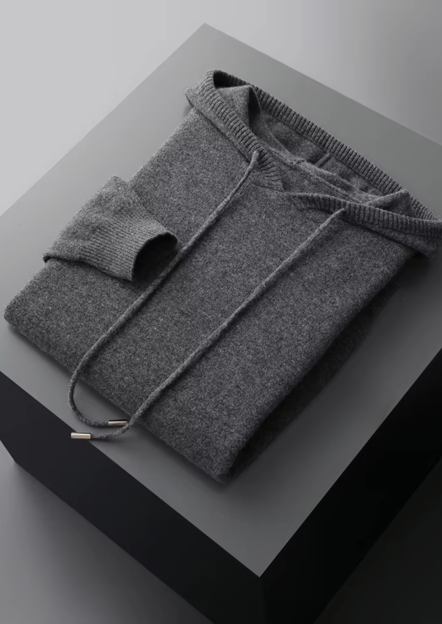 PURE EXTRA-FINE MERINO WOOL HOODED SET
