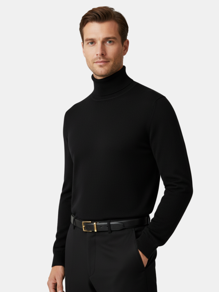100% Wool Turtleneck
