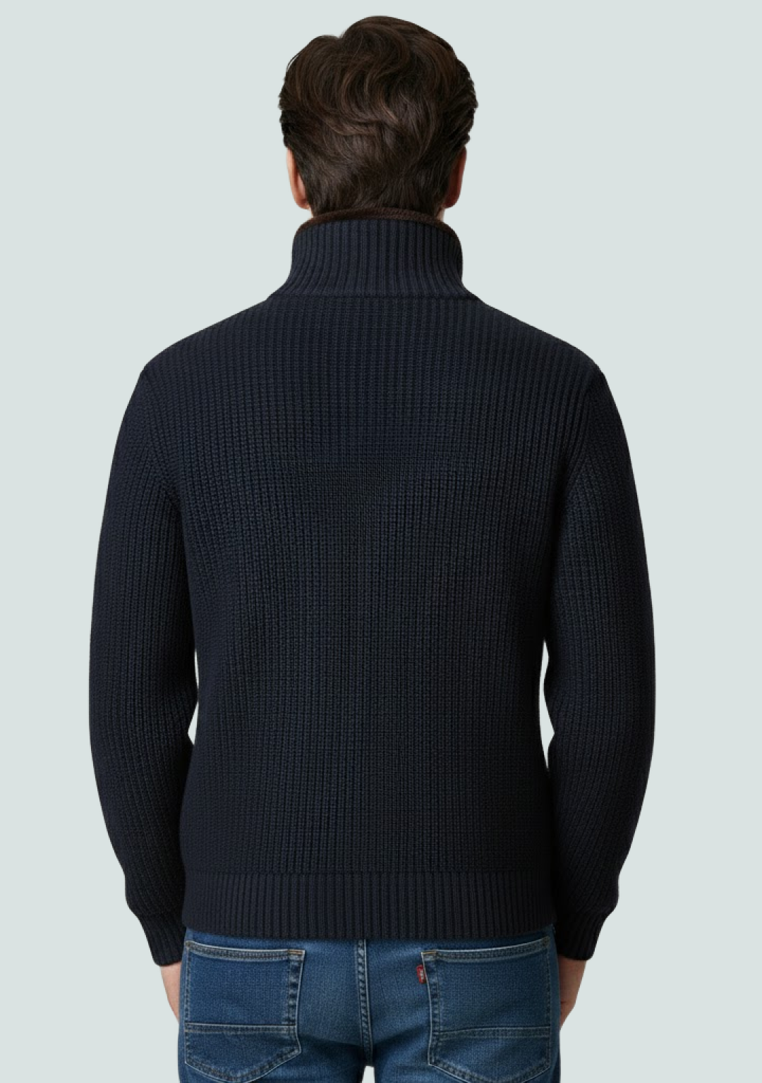 Fur Collar Wool Zipper