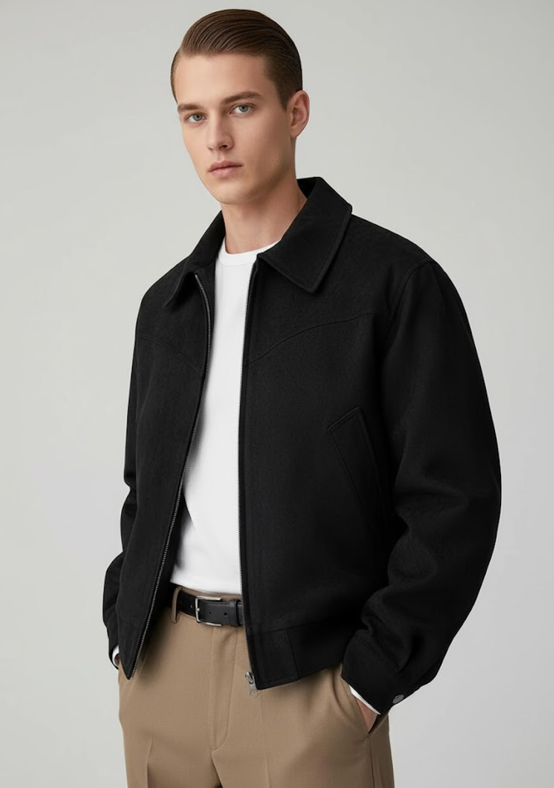 Vintage Suede Zip Jacket