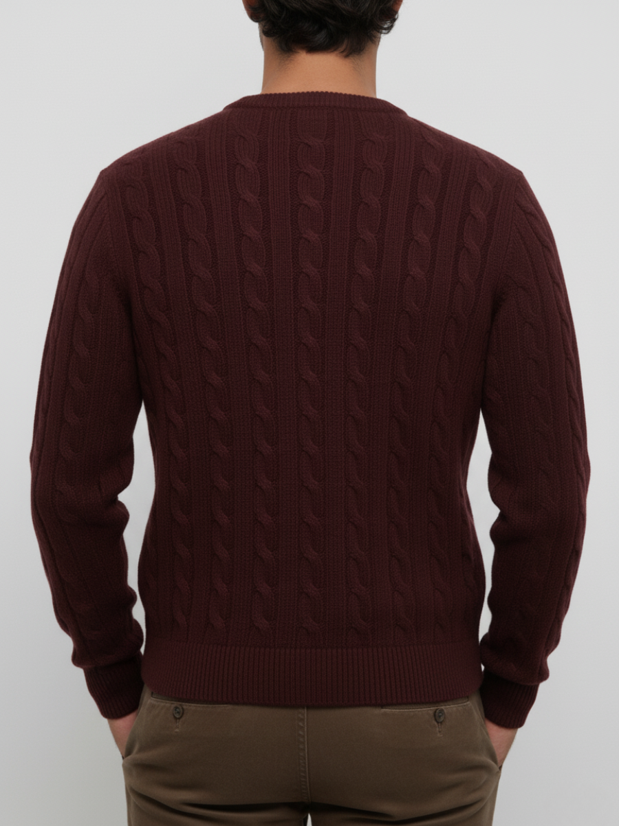 Cashmere Cable-Knit Sweater