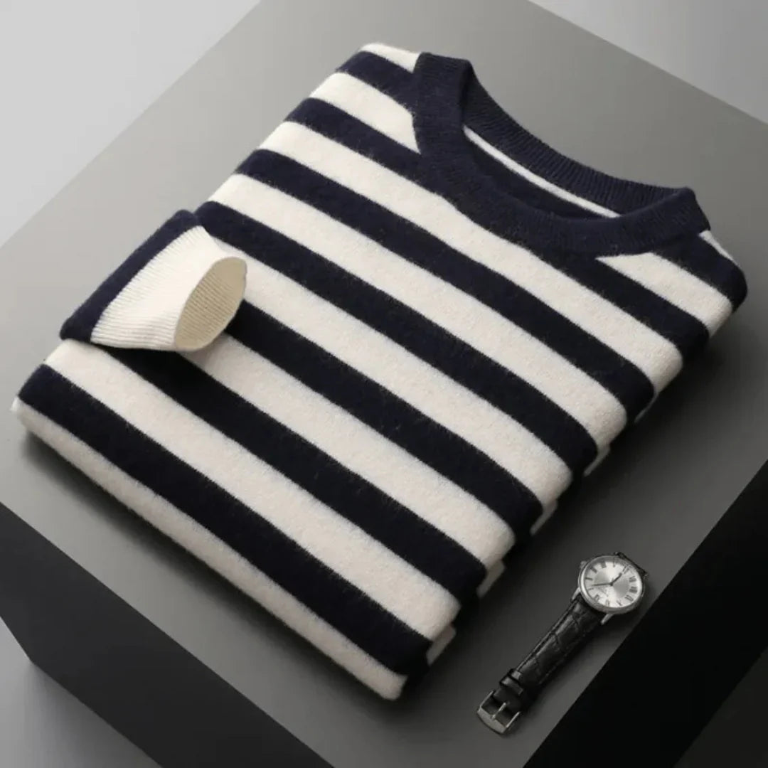 Cashmere Stripe Sweater