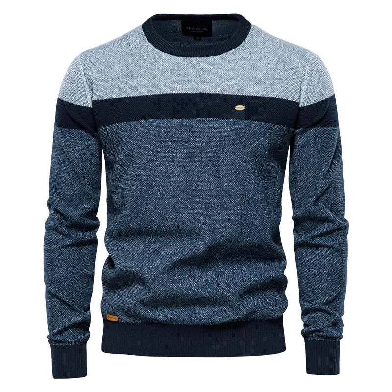 Men's Sweater with Round Neck