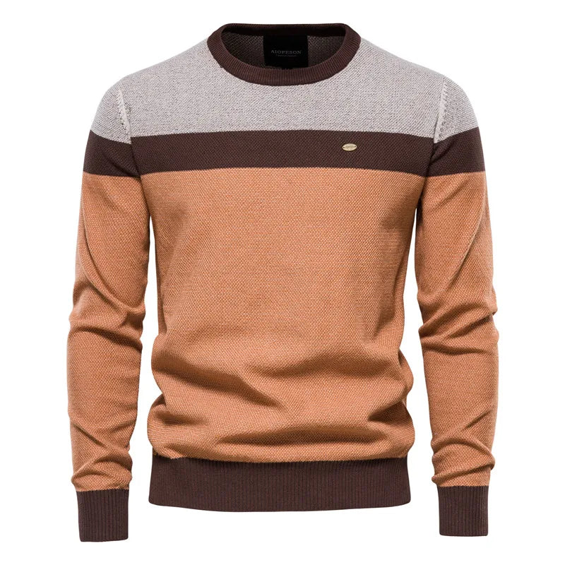 Men's Sweater with Round Neck