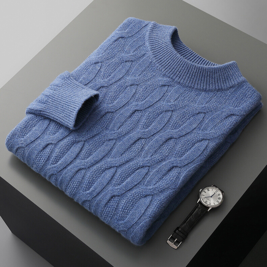 Cable-Knit Pure Cashmere Sweater