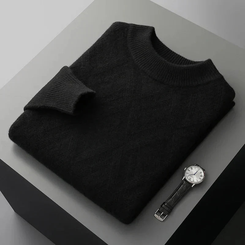 100% Cashmere Romboid Sweater