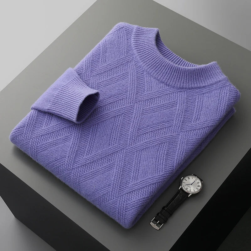 100% Cashmere Romboid Sweater