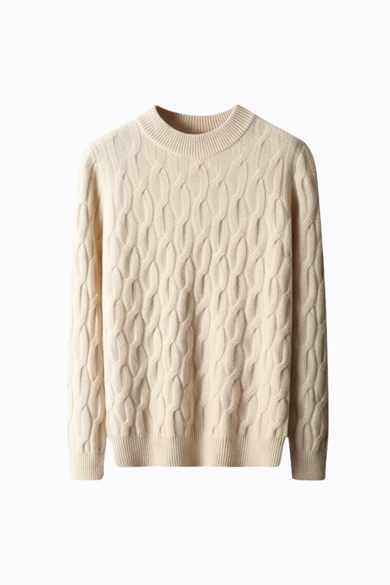 Cable-Knit Pure Cashmere Sweater