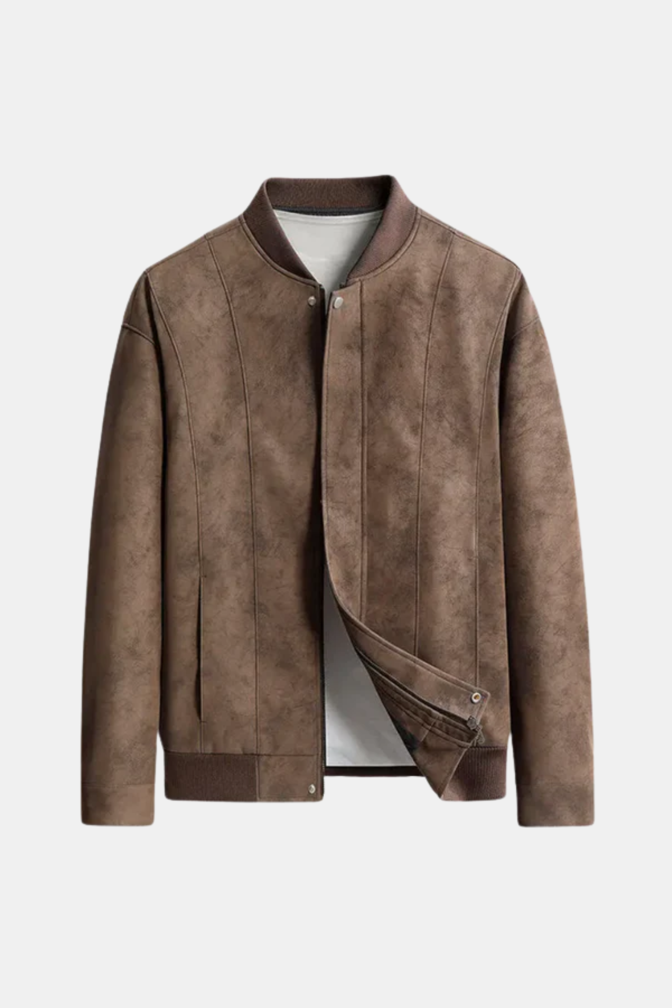 Harbor Suede Bomber Jacket