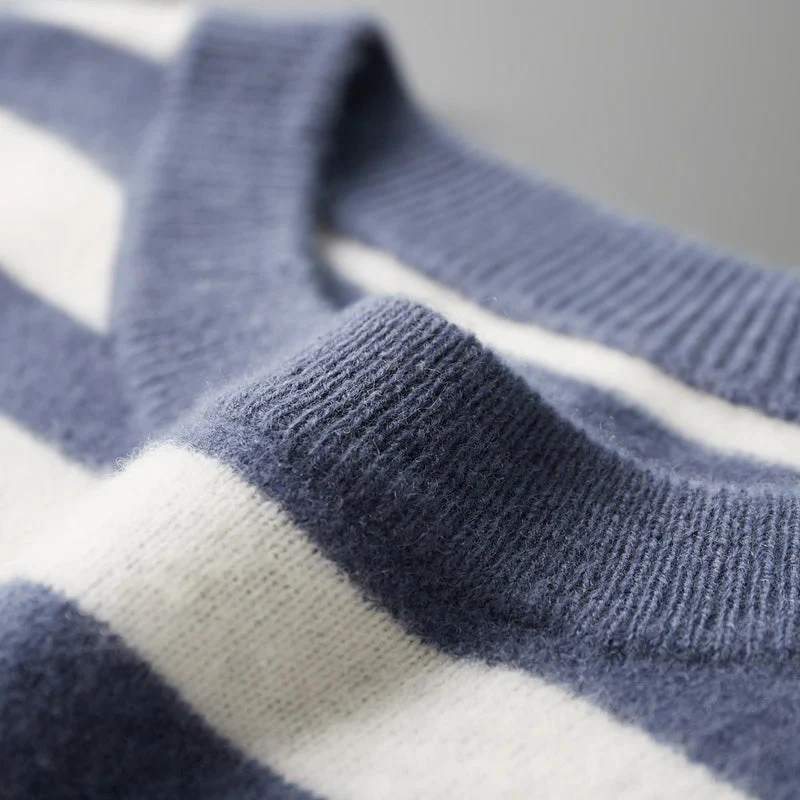 Cashmere Stripe Sweater