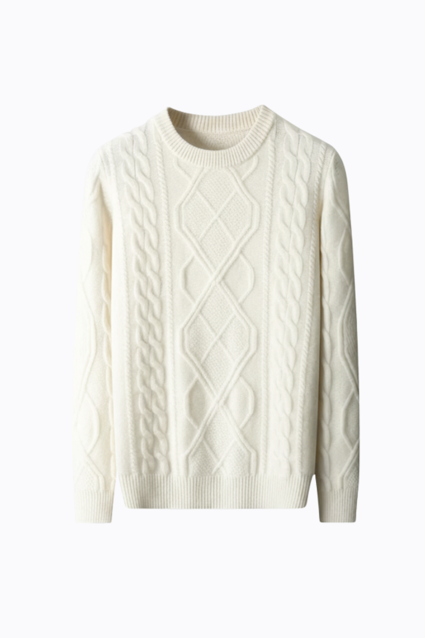 PURE EXTRA-FINE MERINO WOOL CREWNECK