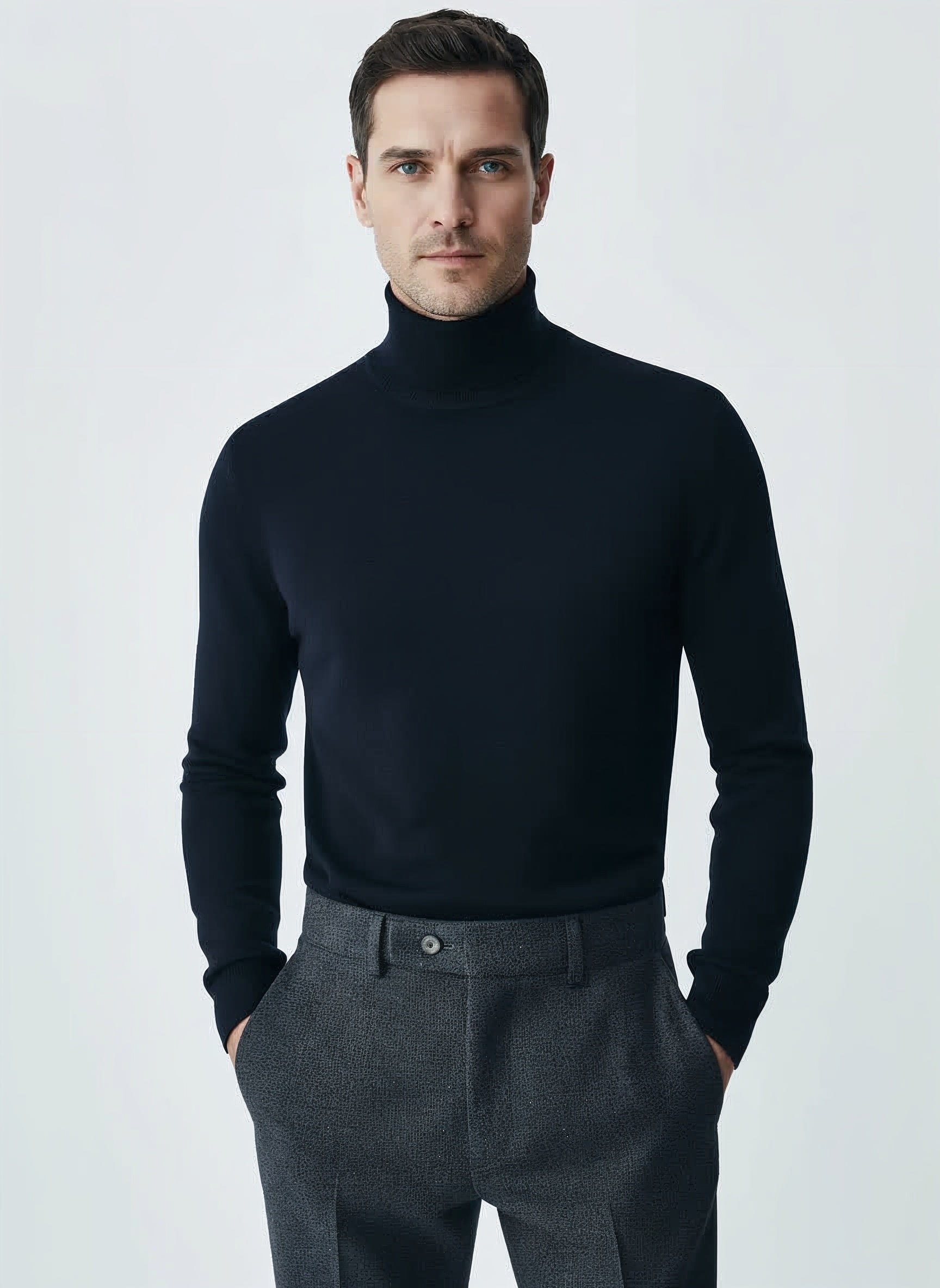 100% Cashmere Signature Turtleneck